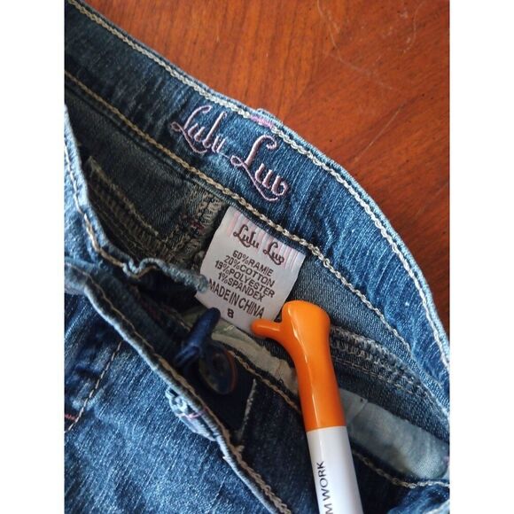 Lulu Luv Girl's Jeans Size: 8      (1109) - Picture 3 of 5